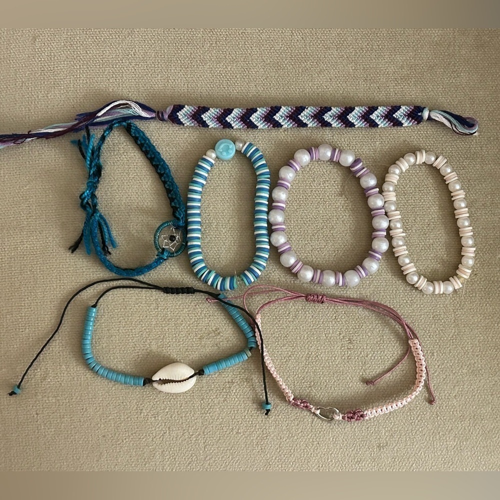 Colorful Beaded Bracelet Set - Picture 1 of 3